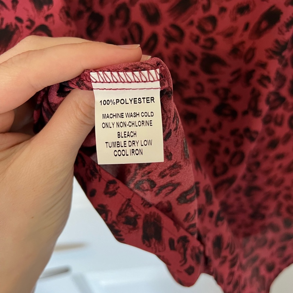 Leopard Print Papermoon Long Sleeved Blouse - Picture 5 of 5